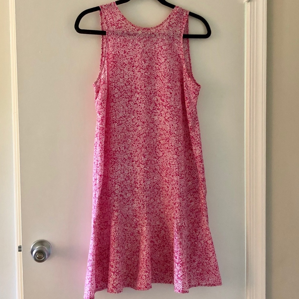 Michael by Michael Kors Pink Flower Flare Dress